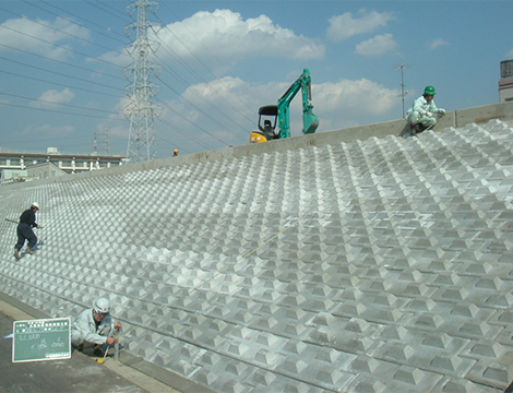 太尾地区堤防補強工事