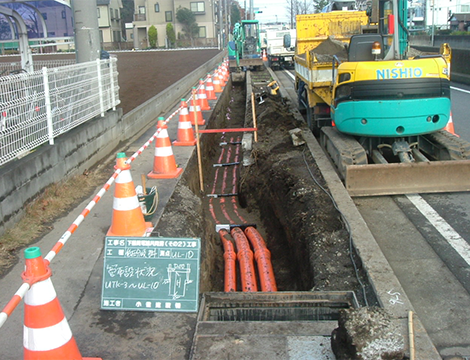 下鶴間電線共同溝（その2）工事