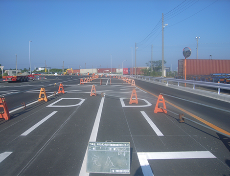 本牧ふ頭D突堤１号線道路拡幅工事（その1）JV工事