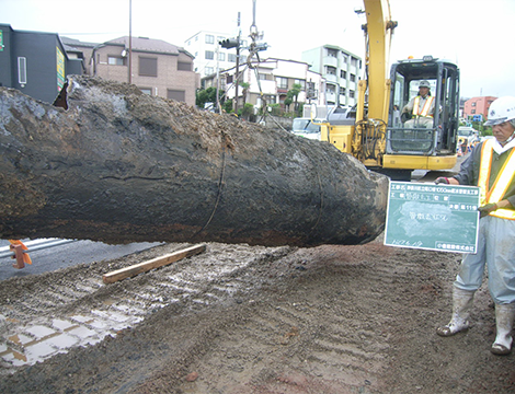 神奈川区立町口径1050mm配水管撤去工事